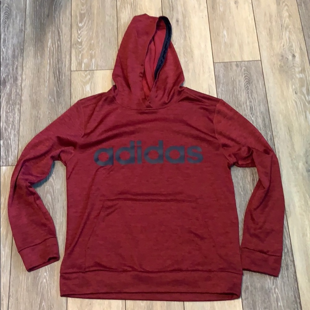 Boys adidas hoodie sweatshirt Large 14-16 EUC!